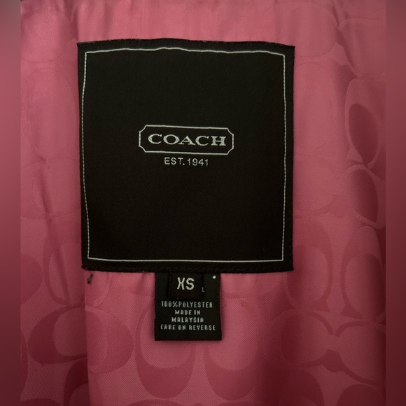 Coach Tattersall Wool Plaid Peacoat - Picture 4 of 6